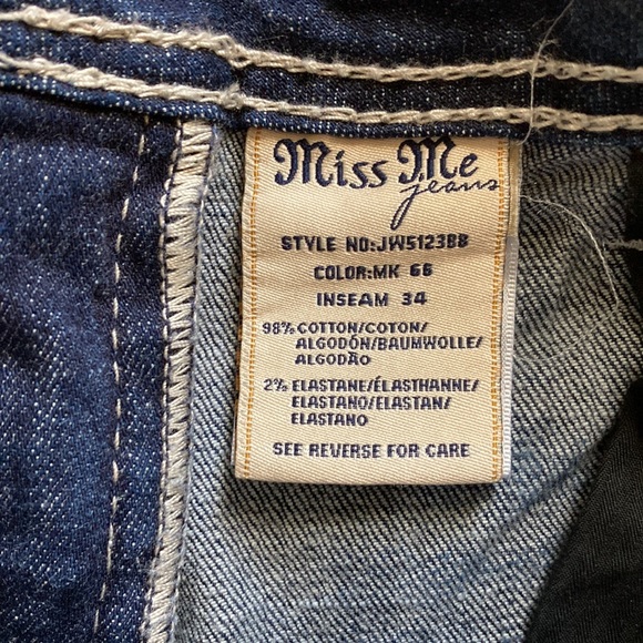 Miss Me boot cut distressed jeans - Picture 7 of 8